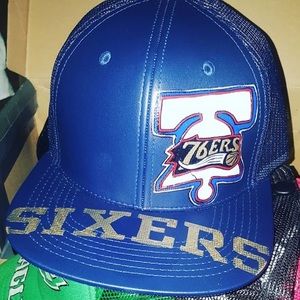 CUSTOM EAGLES & 76ers HATS! 💯% Hand-Painted hats.